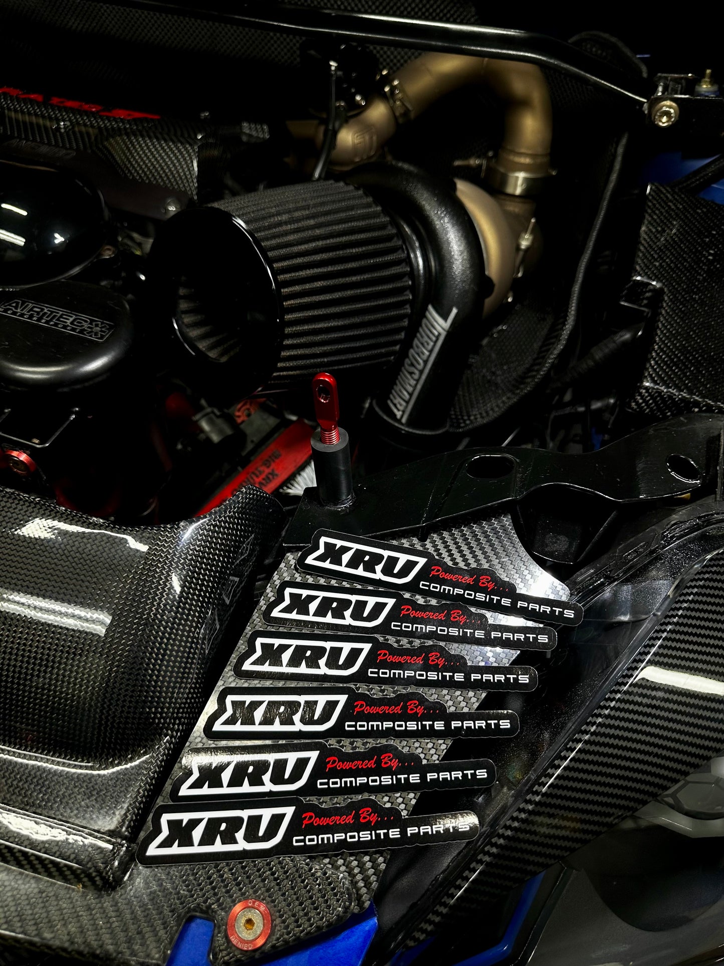 XRV Composite Parts Die Cut Sticker