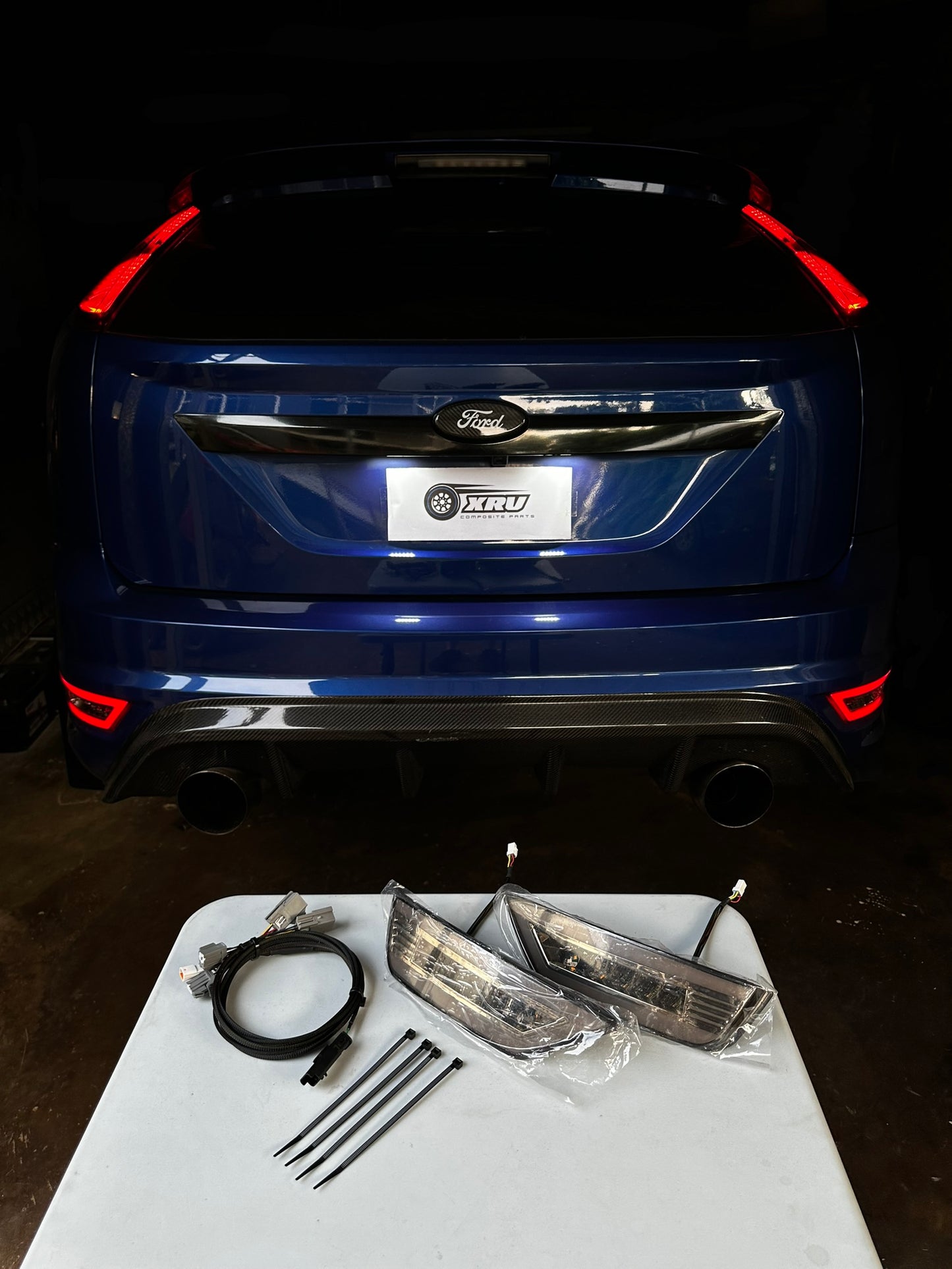 XR5 / MK2 RS Rear Lower LED Tinted Foglight Kit